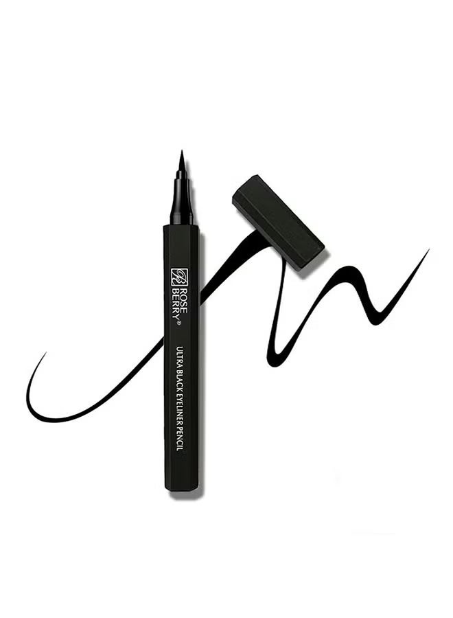 ROSE BERRY Luxury Eyeliner Pencil - Black - Image 1